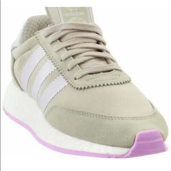Women’s Adidas I-5923 Shoes Beige/Crystal White/Lilac B37973 - Picture 2 of 11